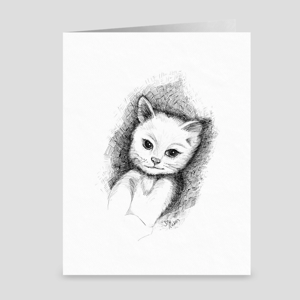 Cat "No Plans" - Greeting Card