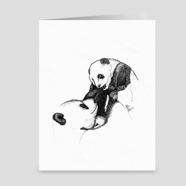 Panda "Joy" - Greeting Card