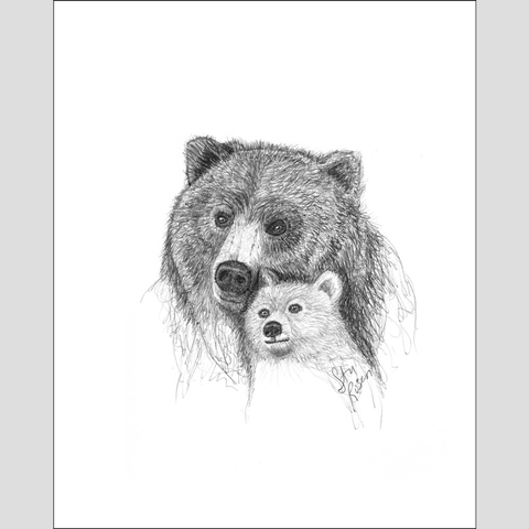 Bear "Overlook" - Giclee Print
