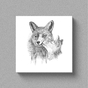 Fox "Sweet" - Canvas