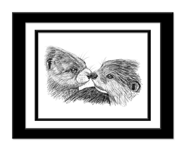 Otter - "An Otter Kiss"