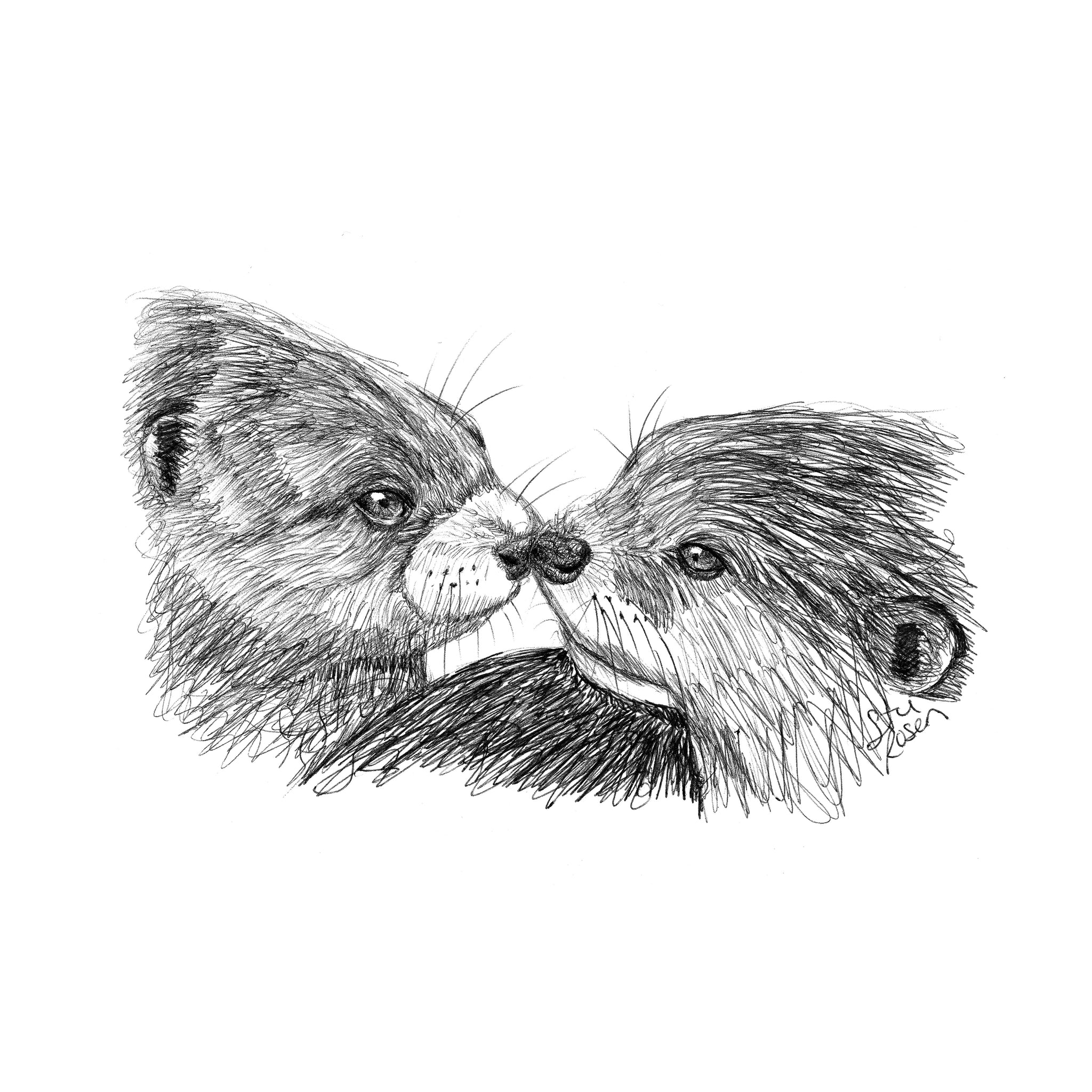 Otter - "An Otter Kiss"