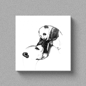 Panda "Joy" - Canvas